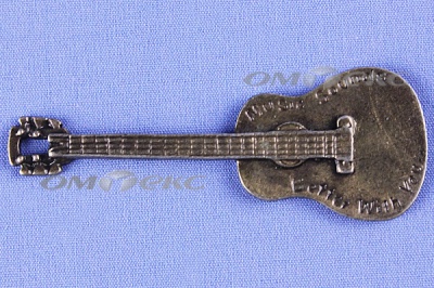 Декоративный элемент для творчества из металла "Гитара"  - купить в Сыктывкаре. Цена: 19.99 руб.