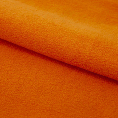 Флис DTY 16-1358, 250 г/м2, шир. 150 см, цвет оранжевый - купить в Сыктывкаре. Цена 640.46 руб.