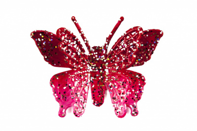 Бабочка декоративная пластиковая #10 - купить в Сыктывкаре. Цена: 7.09 руб.
