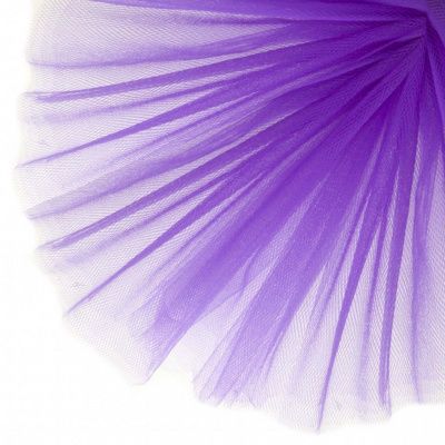 Фатин матовый 16-85, 12 гр/м2, шир.300см, цвет фиолетовый - купить в Сыктывкаре. Цена 96.31 руб.