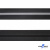 Рулонная молния с покрытием PVC спираль тип 3 (упак.270м) -черная с полосой СВО - купить в Сыктывкаре. Цена: 12.74 руб.