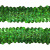 Тесьма с пайетками D4, шир. 30 мм/уп. 25+/-1 м, цвет зелёный - купить в Сыктывкаре. Цена: 1 087.39 руб.