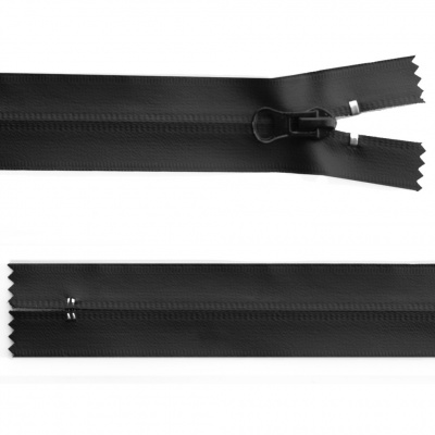 Молния водонепроницаемая PVC Т-7, 20 см, неразъемная, цвет чёрный - купить в Сыктывкаре. Цена: 21.56 руб.