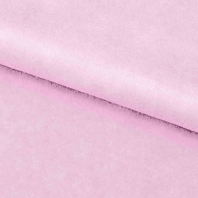 Велюр JS LIGHT 1, 220 гр/м2, шир.150 см, (3,3 м/кг), цвет бл.розовый - купить в Сыктывкаре. Цена 1 055.34 руб.