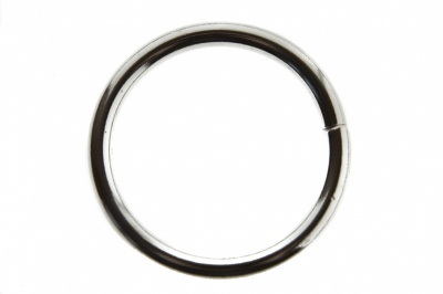 Кольцо металлическое d-38 мм, цв.-никель - купить в Сыктывкаре. Цена: 4.89 руб.