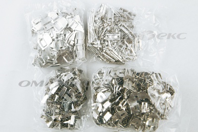 Крючки брючные 4 шипа "Стром" 144 шт. никель - купить в Сыктывкаре. Цена: 383.97 руб.