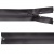 Молния водонепроницаемая PVC Т-7, 60 см, разъемная, цвет (301) т.серый - купить в Сыктывкаре. Цена: 49.39 руб.