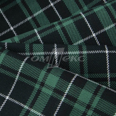 Ткань костюмная Клетка 25577, т.зеленый/зеленый./ч/бел, 230 г/м2, шир.150 см - купить в Сыктывкаре. Цена 539.74 руб.