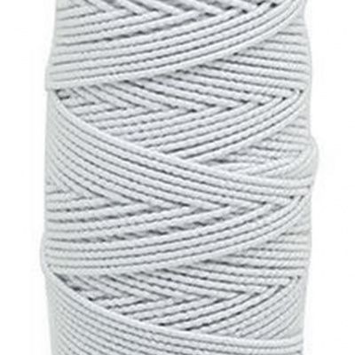 Нитка - резинка Спандекс 25 м (уп-10шт)-белые - купить в Сыктывкаре. Цена: 35.65 руб.