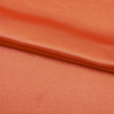 Поли креп-сатин 18-1445, 120 гр/м2, шир.150см, цвет оранжевый - купить в Сыктывкаре. Цена 155.57 руб.