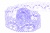 Тесьма кружевная 0621-2063, шир. 40 мм/уп. 20+/-1 м, цвет 107-фиолет - купить в Сыктывкаре. Цена: 933.93 руб.