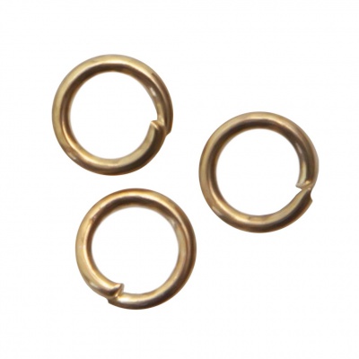 Кольцо  соединительное для бижутерии 4 мм, цв.-золото - купить в Сыктывкаре. Цена: 0.41 руб.