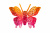 Бабочка декоративная пластиковая #10 - купить в Сыктывкаре. Цена: 7.09 руб.