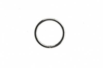 Кольцо металлическое d-15 мм, цв.-никель - купить в Сыктывкаре. Цена: 2.45 руб.