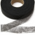 Прокладочная лента (паутинка) DF23, шир. 25 мм (боб. 100 м), цвет чёрный - купить в Сыктывкаре. Цена: 2.10 руб.