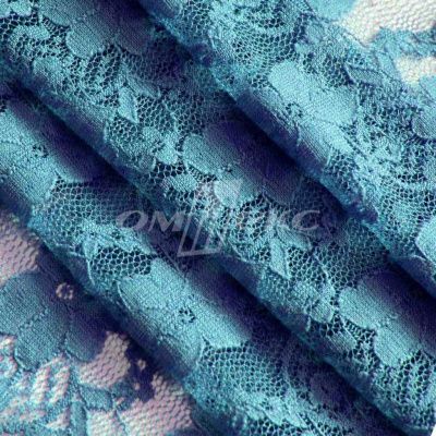 Кружевное полотно стрейч 15A61/BLUE, 100 гр/м2, шир.150см - купить в Сыктывкаре. Цена 1 581 руб.