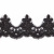 Сутажное кружево «Алансон»  на сетке (бисер) XDH3235, шир.60 мм, (уп. 9,14 м ), цв.-черный - купить в Сыктывкаре. Цена: 2 134.73 руб.