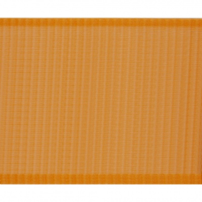 Лента капроновая "Гофре", шир. 110 мм/уп. 50 м, цвет оранжевый - купить в Сыктывкаре. Цена: 26.93 руб.