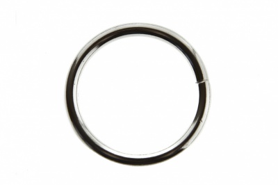 Кольцо металлическое d-3 х 32 мм, цв.-никель - купить в Сыктывкаре. Цена: 3.92 руб.