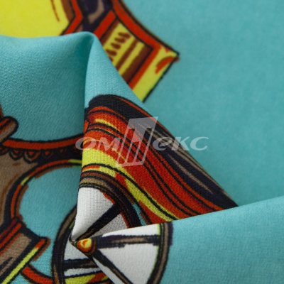 Плательная ткань "Фламенко" 16.2, 80 гр/м2, шир.150 см, принт этнический - купить в Сыктывкаре. Цена 241.49 руб.