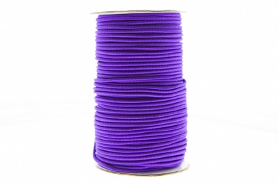 0370-1301-Шнур эластичный 3 мм, (уп.100+/-1м), цв.175- фиолет - купить в Сыктывкаре. Цена: 459.62 руб.