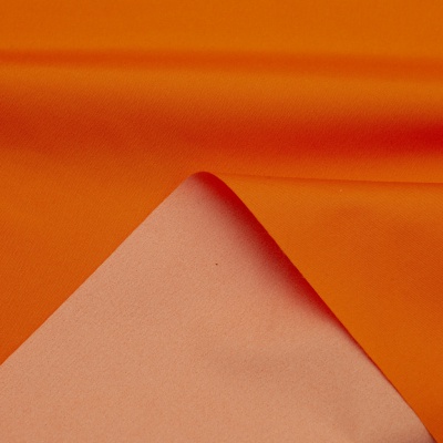 Курточная ткань Дюэл (дюспо) 16-1359, PU/WR/Milky, 80 гр/м2, шир.150см, цвет оранжевый - купить в Сыктывкаре. Цена 141.80 руб.