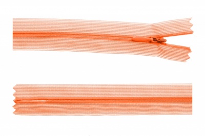Молния потайная Т3 849, 50 см, капрон, цвет оранжевый - купить в Сыктывкаре. Цена: 8.87 руб.