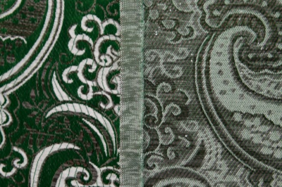Ткань костюмная жаккард, 135 гр/м2, шир.150см, цвет зелёный№4 - купить в Сыктывкаре. Цена 441.94 руб.
