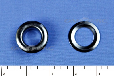 Люверсы металлические, блочка/кольцо, №5 (8 мм) упак.1000 шт- цв.никель - купить в Сыктывкаре. Цена: 392 руб.