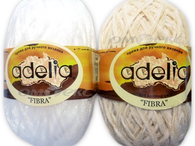 Пряжа Adelia "Fibra", полиэстер 100%, 50 гр/200 м - купить в Сыктывкаре. Цена: 34.67 руб.