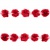 Тесьма плетеная "Рюш", упак. 9,14 м, цвет красный - купить в Сыктывкаре. Цена: 46.82 руб.