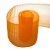 Лента капроновая "Гофре", шир. 110 мм/уп. 50 м, цвет оранжевый - купить в Сыктывкаре. Цена: 26.93 руб.