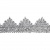 Тесьма металлизированная 0384-0240, шир. 40 мм/уп. 25+/-1 м, цвет серебро - купить в Сыктывкаре. Цена: 490.74 руб.