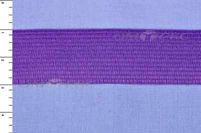 Окантовочная тесьма №0225, шир. 22 мм (в упак. 100 м), цвет фиолет - купить в Сыктывкаре. Цена: 271.60 руб.