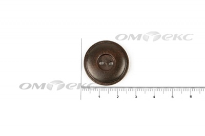 Пуговица деревянная круглая №54 (25мм) - купить в Сыктывкаре. Цена: 4.12 руб.
