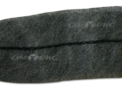 WS7225-прокладочная лента усиленная швом для подгиба 30мм-графит (50м) - купить в Сыктывкаре. Цена: 16.97 руб.