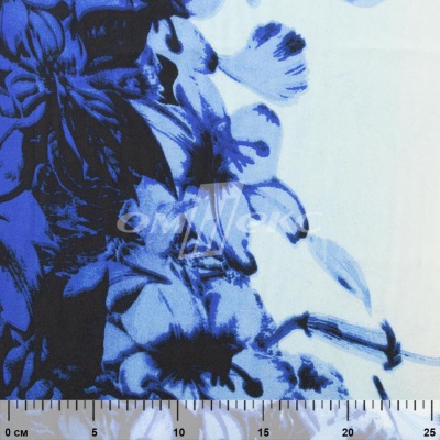 Плательная ткань "Фламенко" 19.1, 80 гр/м2, шир.150 см, принт растительный - купить в Сыктывкаре. Цена 241.49 руб.