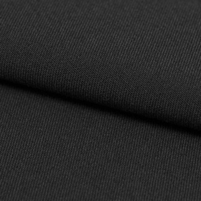 Костюмная ткань с вискозой "Рошель", 250 гр/м2, шир.150см, цвет чёрный - купить в Сыктывкаре. Цена 438.12 руб.
