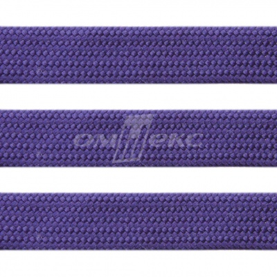 Шнур 15мм плоский (100+/-1м) №10 фиолетовый - купить в Сыктывкаре. Цена: 10.21 руб.