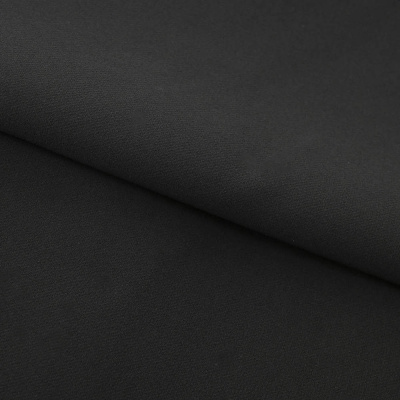 Костюмная ткань "Элис", 200 гр/м2, шир.150см, цвет чёрный - купить в Сыктывкаре. Цена 306.20 руб.