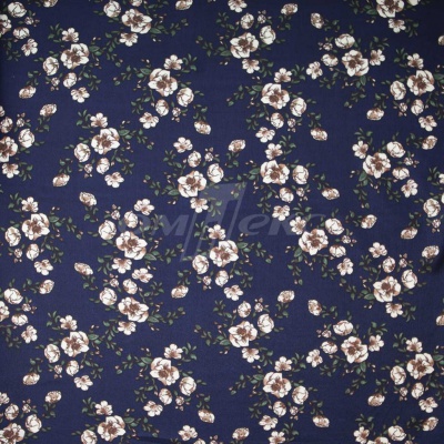 Плательная ткань "Фламенко" 3.2, 80 гр/м2, шир.150 см, принт растительный - купить в Сыктывкаре. Цена 239.03 руб.