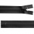 Молния водонепроницаемая PVC Т-7, 20 см, неразъемная, цвет чёрный - купить в Сыктывкаре. Цена: 21.78 руб.