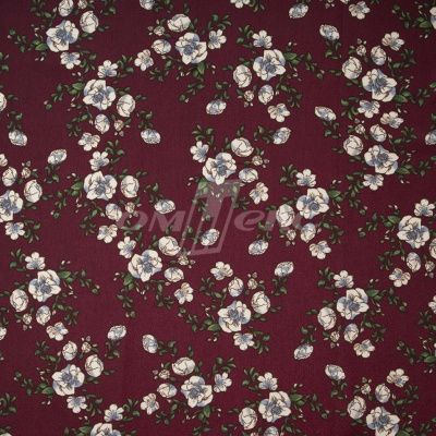Плательная ткань "Фламенко" 3.3, 80 гр/м2, шир.150 см, принт растительный - купить в Сыктывкаре. Цена 317.46 руб.
