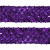 Тесьма с пайетками 12, шир. 35 мм/уп. 25+/-1 м, цвет фиолет - купить в Сыктывкаре. Цена: 1 308.30 руб.