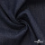 Ткань костюмная "Джинс" с начесом, 320 г/м2, 80% хлопок 20%полиэстер, шир. 160 см, т.синий - купить в Сыктывкаре. Цена 492.24 руб.