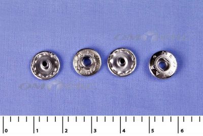Кнопки металл Ф-12,5 (1440 +/-20 шт) "альфа" никель с рисунком - купить в Сыктывкаре. Цена: 2 853.69 руб.
