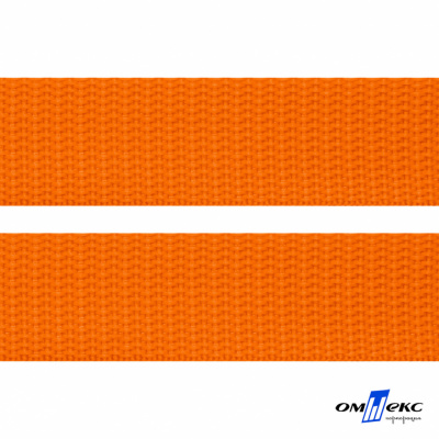 Оранжевый- цв.523 -Текстильная лента-стропа 550 гр/м2 ,100% пэ шир.20 мм (боб.50+/-1 м) - купить в Сыктывкаре. Цена: 318.85 руб.