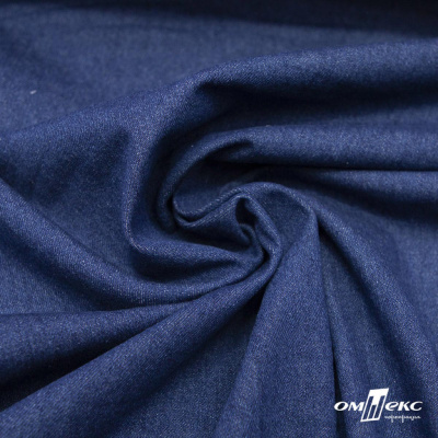 Ткань костюмная "Джинс", 315 г/м2, 100% хлопок, шир. 150 см,   Цв. 7/ Dark blue - купить в Сыктывкаре. Цена 588 руб.