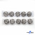 119-01 Кнопки пришивные декоративные металл 21 мм, цв.-никель - купить в Сыктывкаре. Цена: 21.54 руб.