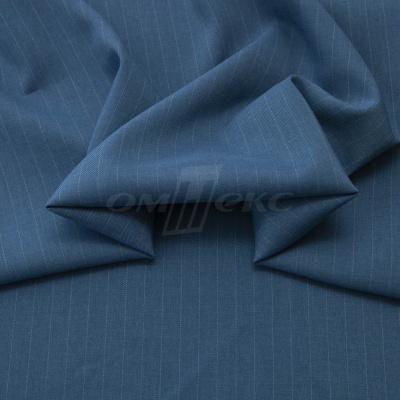 Костюмная ткань "Жаклин", 188 гр/м2, шир. 150 см, цвет серо-голубой - купить в Сыктывкаре. Цена 426.49 руб.